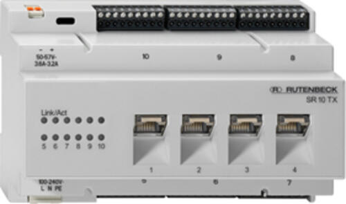 Rutenbeck SR 10TX GB Gigabit Ethernet (10/100/1000) Grau
