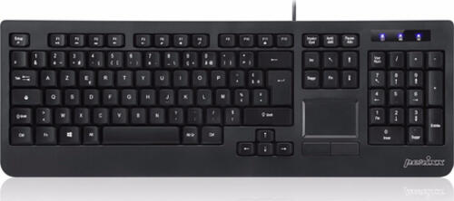 Perixx Periboard-513 II Tastatur USB QWERTY Englisch Schwarz