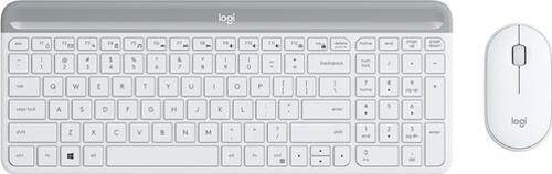 Logitech MK470 Tastatur Maus enthalten RF Wireless Spanisch Weiß