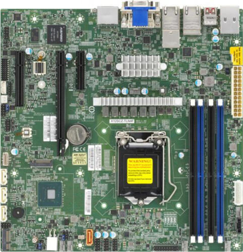Supermicro MBD-X12SCZ-TLN4F Intel W480E LGA 1200 (Socket H5) micro ATX