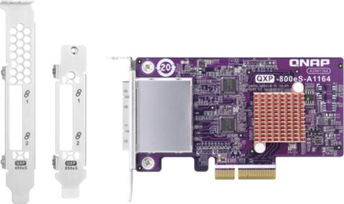 QNAP QXP-800ES-A1164 Schnittstellenkarte/Adapter Eingebaut Mini-SAS