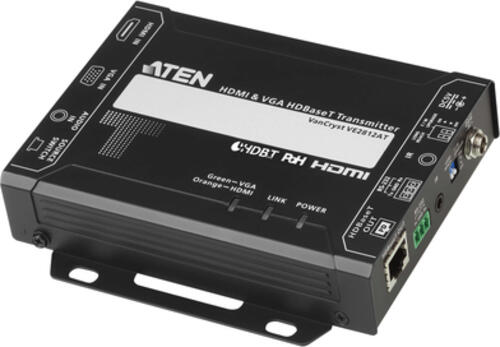 ATEN VE2812AT Audio-/Video-Leistungsverstärker AV-Sender Schwarz