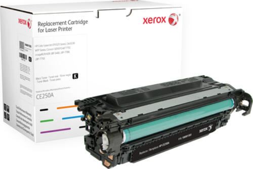 Xerox Tonerpatrone Schwarz. Entspricht HP CE250A. Mit HP Colour LaserJet CM2320 MFP, Colour LaserJet CP3525 kompatibel