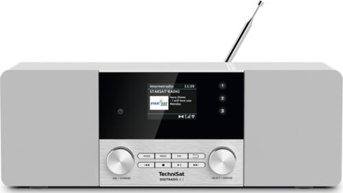TechniSat DigitRadio 4 C Analog & Digital 20 W DAB+, FM Silber Playback MP3
