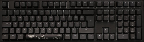 Ducky Shine 7 Tastatur Maus enthalten USB Deutsch Schwarz