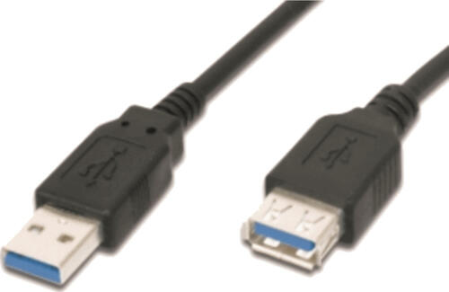 M-Cab USB 3.0 Kabel - A/A - St/Bu - 1.80m - schwarz