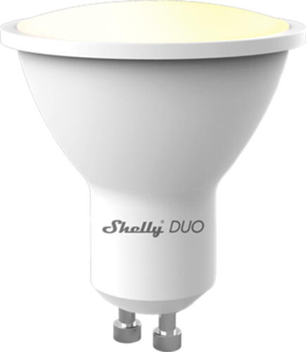 Shelly DUO GU10 Intelligentes Leuchtmittel WLAN Weiß 5 W