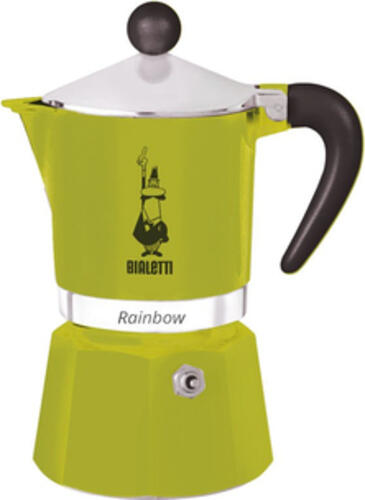 Bialetti Rainbow 1 Tasse Espressokanne grün