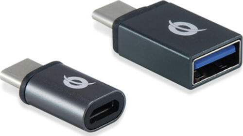 Conceptronic DONN04G OTG-Adapter für USB-C 2er Pack