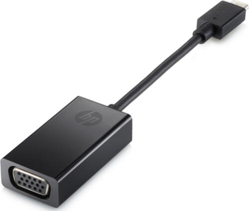 HP USB-C to VGA Adapter USB-C VGA Schwarz Kabelschnittstellen-/adapter