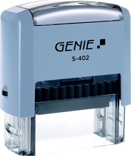 Genie S-402 Selbstfärbestempel Benutzerdefinierter Stempel