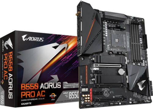 Gigabyte B550 AORUS Pro AC AMD B550 Sockel AM4 ATX