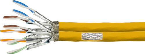 LogiLink CPV0074 Netzwerkkabel Gelb 500 m Cat7a S/FTP (S-STP)