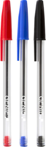 Genie 40000 Kugelschreiber Schwarz, Blau, Rot Stick-Kugelschreiber 50 Stück(e)