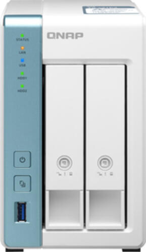 QNAP TS-231P3 NAS Tower Ethernet/LAN Türkis, Weiß Alpine AL-214