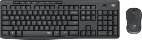 Logitech MK295 Silent Wireless Combo Tastatur Maus enthalten RF Wireless Ungarisch Graphit