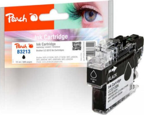 Peach 320480 Druckerpatrone 1 Stück(e) Kompatibel Hohe (XL-) Ausbeute Schwarz