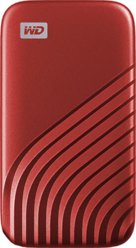 Western Digital My Passport 2 TB USB Typ-C 3.2 Gen 2 (3.1 Gen 2) Rot