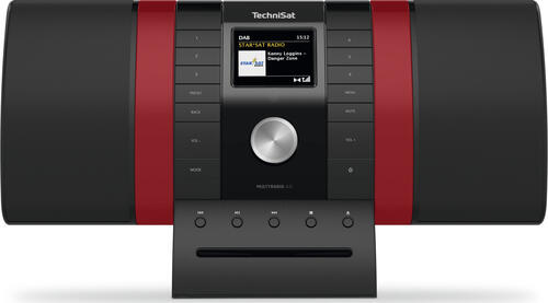 TechniSat MULTYRADIO 4.0 Home-Audio-Minisystem 20 W Schwarz, Rot