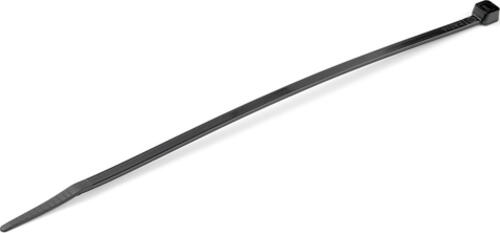 StarTech.com Kabelbinder - 203x4 mm, selbstsichernde Nylon-Kabelbinder mit gebogener Spitze, 22 kg Zugfestigkeit, 94V-2/UL, schwarz, 100 Stück