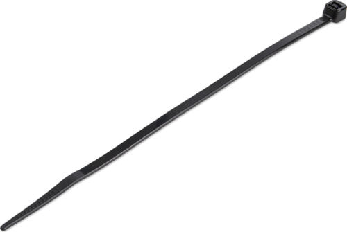 StarTech.com Kabelbinder 150x3 mm - Selbstsichernde Nylon-Kabelbinder mit Gebogener Spitze, Bündeldurchmesser bis zum 39 mm , 18 kg Zugfestigkeit, 94V-2/UL, 100 Stück - Schwarz