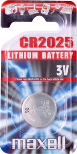 Maxell 11239200 Haushaltsbatterie Einwegbatterie CR2025 Lithium-Manganese Dioxide (LiMnO2)