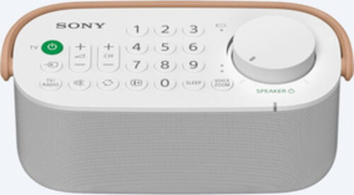 Sony SRSLSR200 tragbarer TV Lautsprecher mit Fernbedienungsfunktion, weiß