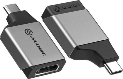 ALOGIC ULCHDMN-SGR USB-Grafikadapter 3840 x 2160 Pixel Schwarz, Grau