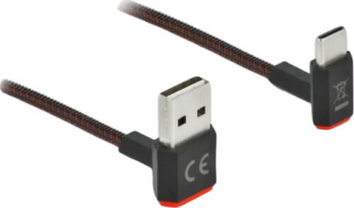 DeLOCK 85275 USB Kabel 0,5 m USB 2.0 USB A USB C Schwarz
