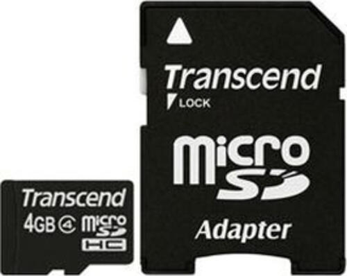Transcend 4 GB microSDHC Klasse 4