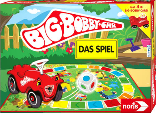 Noris BIG-BOBBY-CAR game Brettspiel Rennen