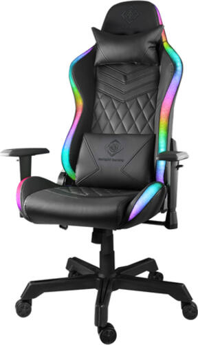Deltaco Gaming RGB Gamingstuhl, schwarz