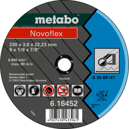 Metabo Novoflex 230x3,0x22,2 Stahl