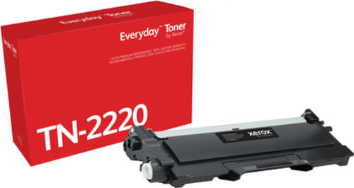Everyday  Mono Toner von Xerox, kompatibel mit Brother TN-2220, High capacity