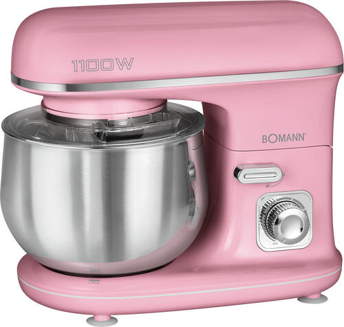 Bomann KM 6030 CB Küchenmaschine 1100 W 5 l Pink