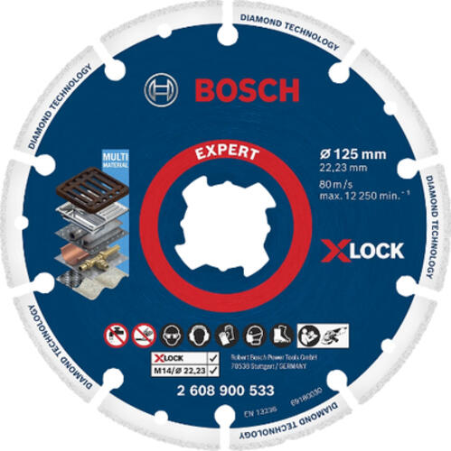 Bosch X-LOCK Dia Metalltrennsch. 125x22.23mm