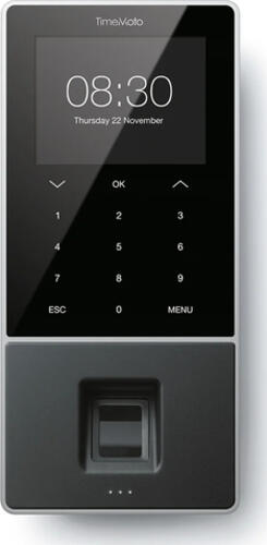 Safescan TM-828 SC Schwarz Fingerabdruck, Passwort, Näherungskarte, Smart card Gleichstrom TFT Eingebauter Ethernet-Anschluss