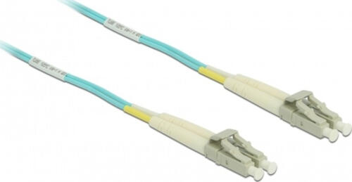 DeLOCK 86562 InfiniBand/fibre optic cable 10 m LC Aqua-Farbe