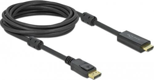 DeLOCK 85958 Videokabel-Adapter 5 m DisplayPort HDMI Schwarz