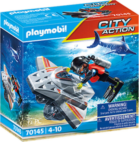 Playmobil City Action Seenot: Tauchscooter