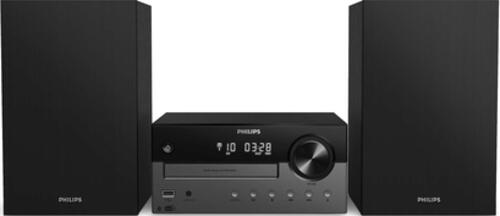 Philips TAM4505/12 Home-Stereoanlage Heim-Audio-Mikrosystem 60 W Schwarz, Grau
