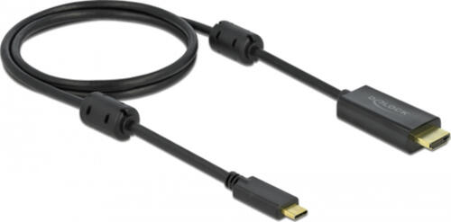 DeLOCK 85969 Videokabel-Adapter 1 m USB Typ-C HDMI Schwarz