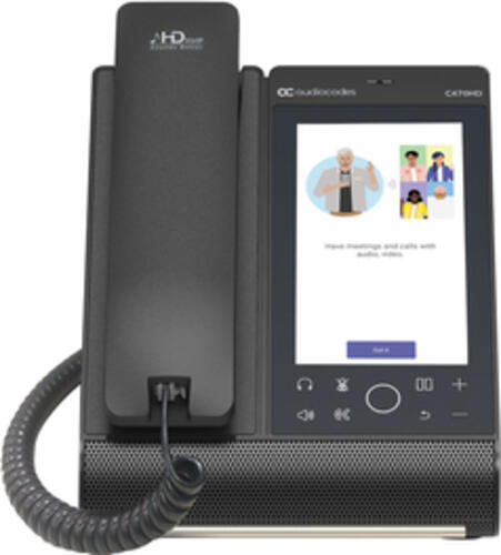 AudioCodes C470HD IP-Telefon Schwarz TFT WLAN