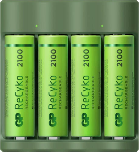 GP Batteries GP B421 Akkuladegerät Haushaltsbatterie Gleichstrom, USB