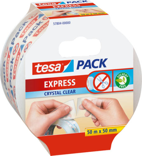 TESA Express 50 m Polypropylen (PP) Transparent