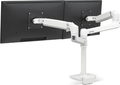 Ergotron LX Series 45-610-216 Flachbildschirm-Tischhalterung 61 cm (24) Weiß Tisch/Bank
