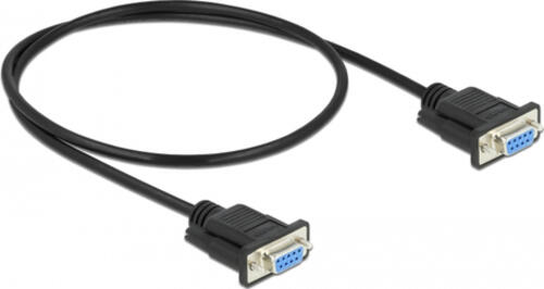 DeLOCK 86614 Serien-Kabel Schwarz 0,5 m RS-232