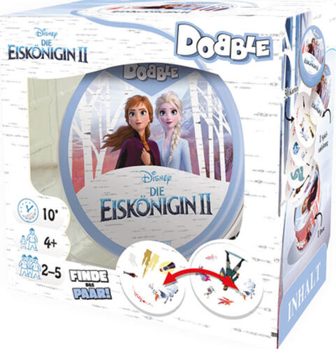 Asmodee Dobble Disney Frozen II Brettspiel Familie