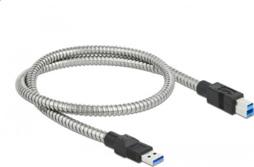 DeLOCK 86777 USB Kabel 0,5 m USB 3.2 Gen 1 (3.1 Gen 1) USB A USB B Silber
