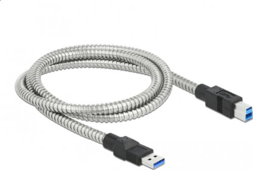 DeLOCK 86778 USB Kabel 1 m USB 3.2 Gen 1 (3.1 Gen 1) USB B USB A Silber